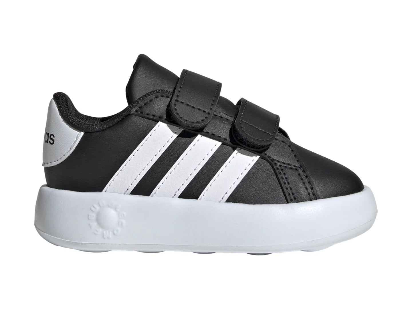Tenis Adidas Grand Court 20 Negro con Blanco para Niño