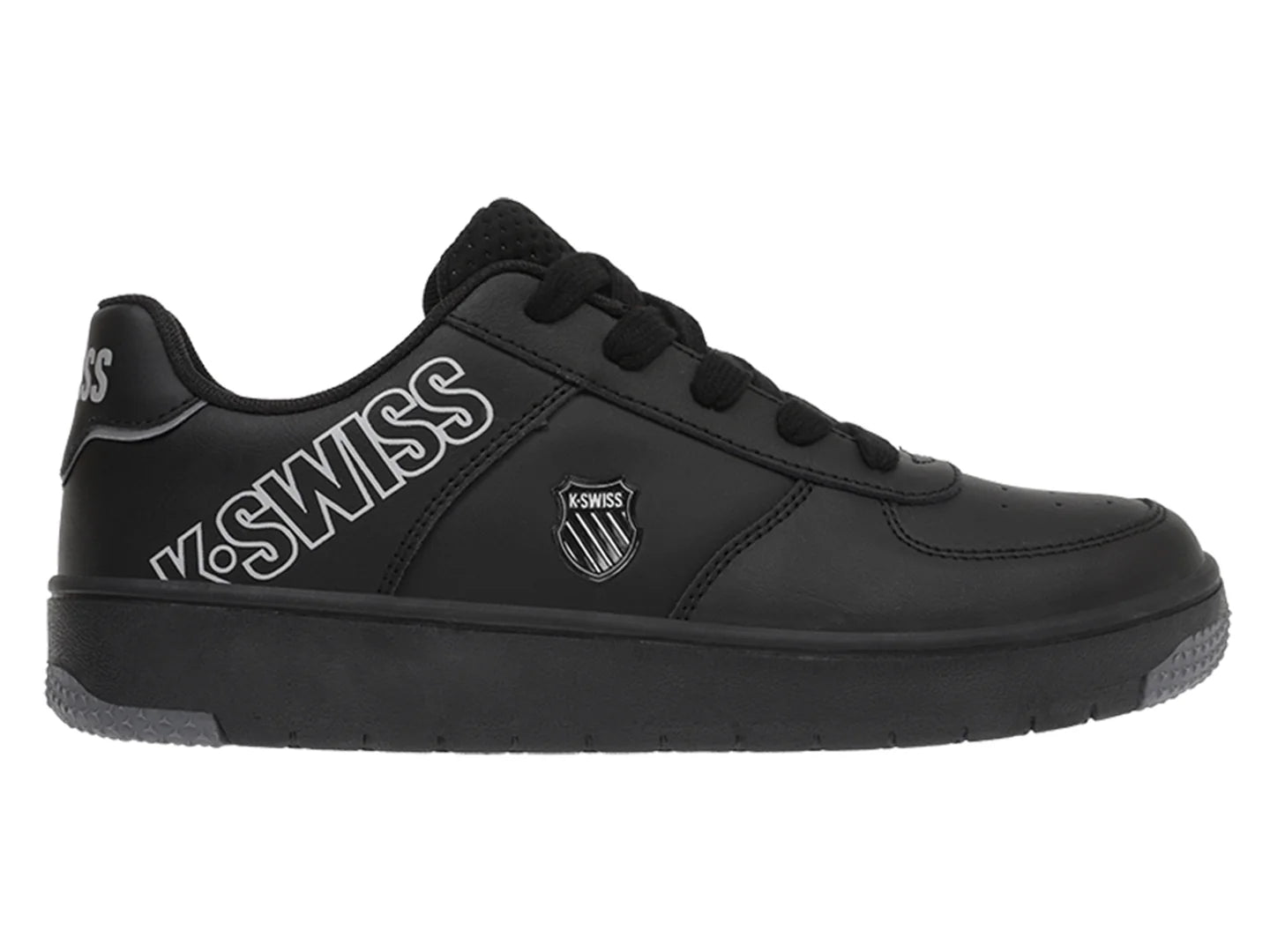 Tenis K SWISS Salt Negro Monocromo para Niño