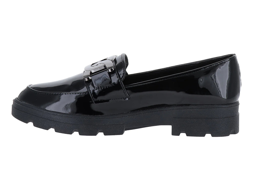 Zapatos Mocasines Maxim Charol Negro para Mujer