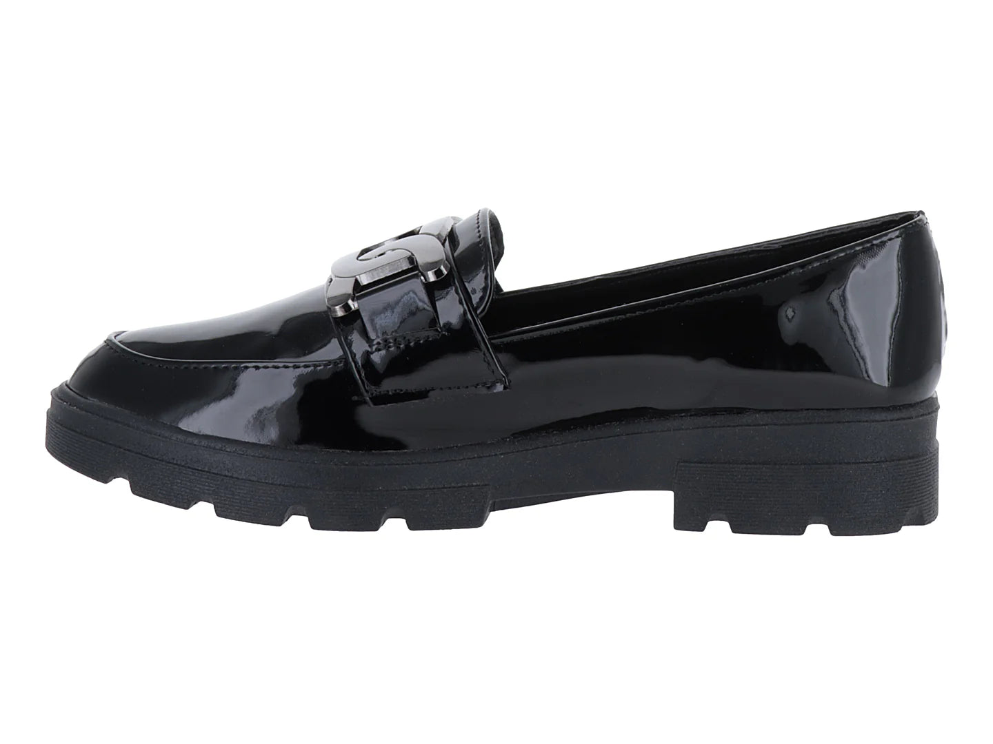 Zapatos Mocasines Maxim Charol Negro para Mujer