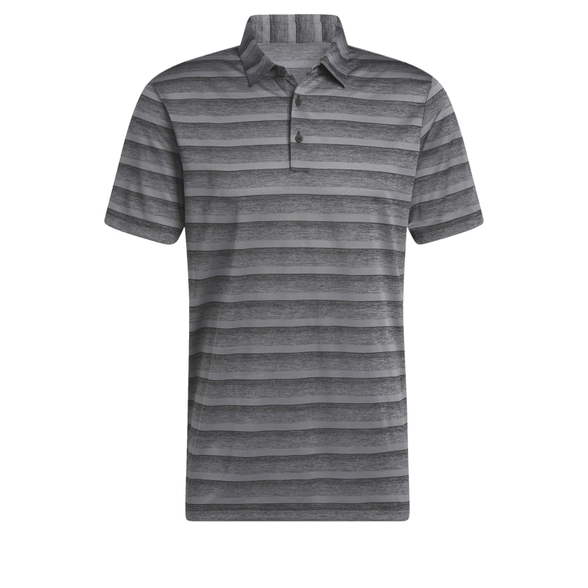 Men's adidas Two-Color Striped Polo Shirt