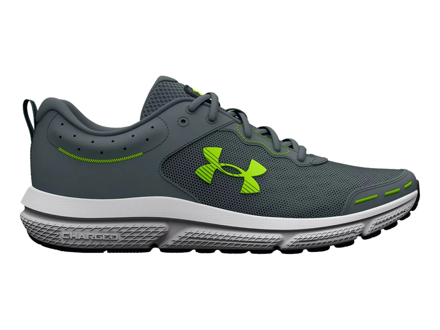 Tenis Under Armour Charged Assert 10 Gris para Hombre