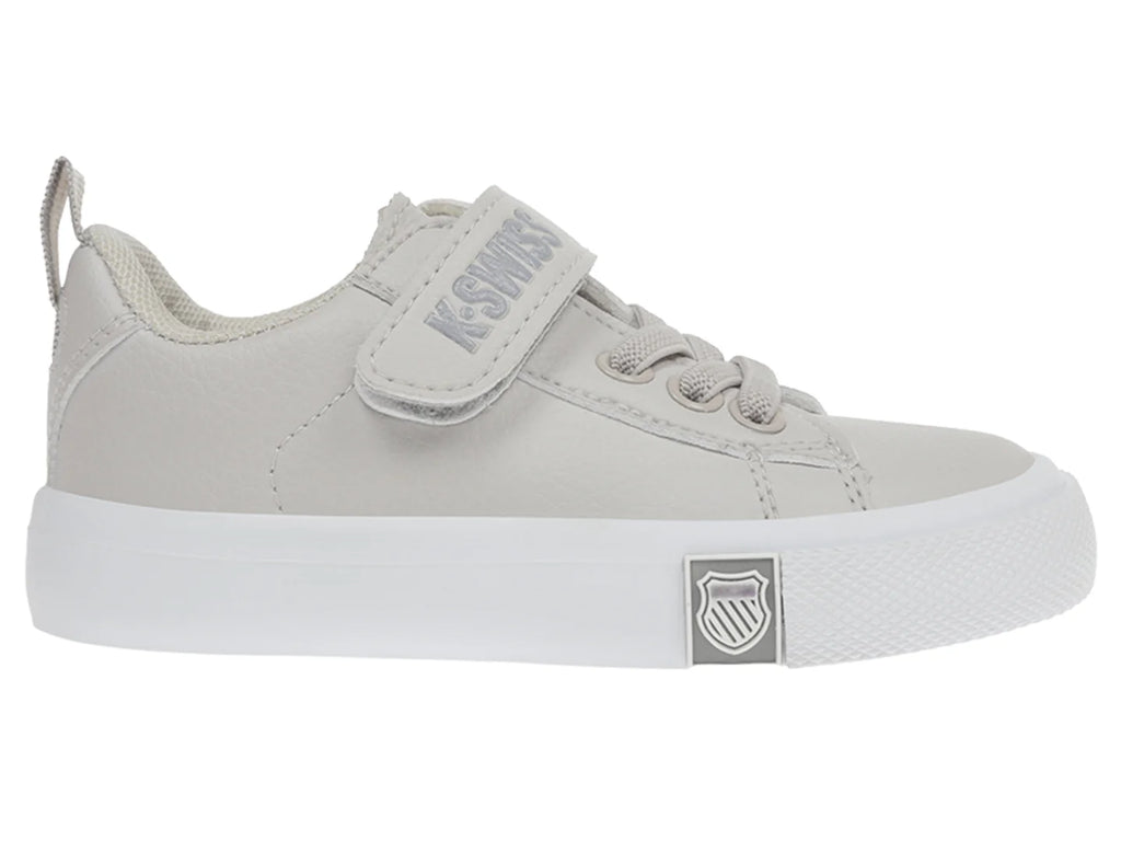 Tenis K SWISS Mini Trinity Blanco y Gris para Niño