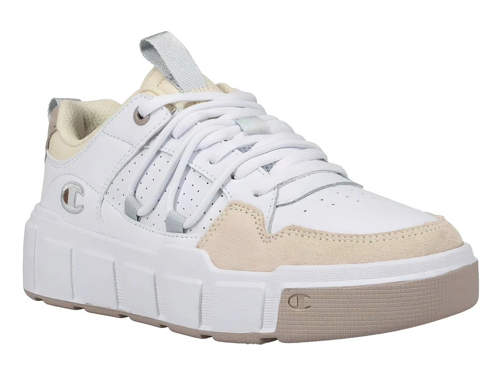 Tenis Champion Ventor Chic Blanco y Rosa para Mujer