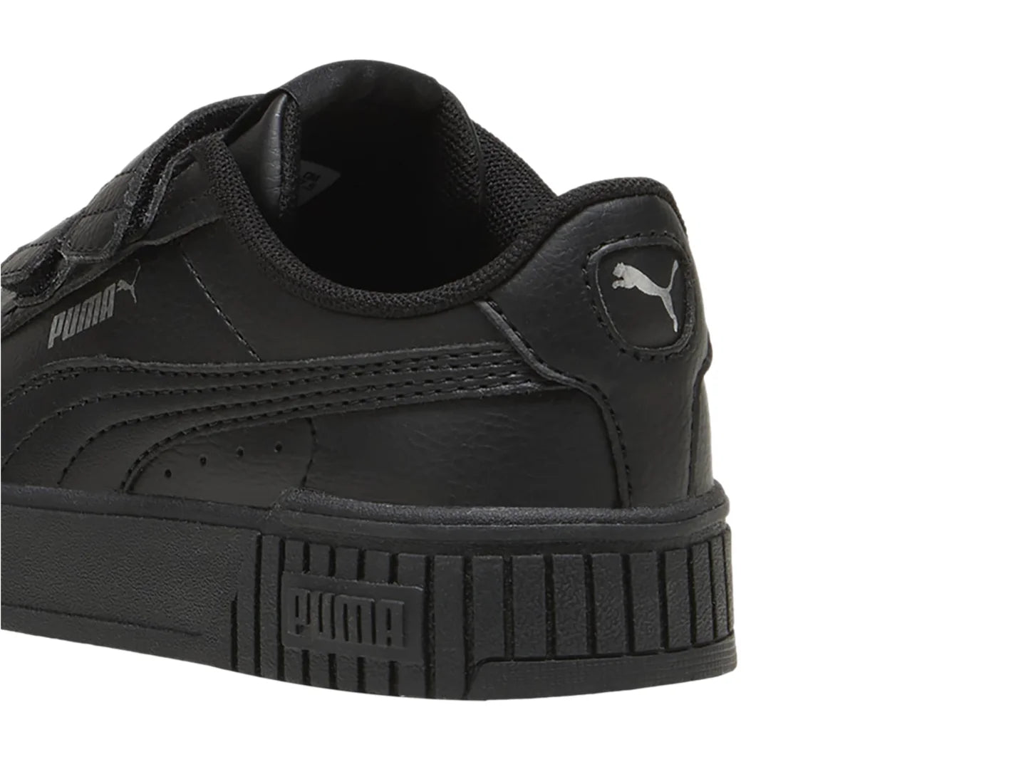 Tenis PUMA Carina 20 V Negro y Plata para Niña
