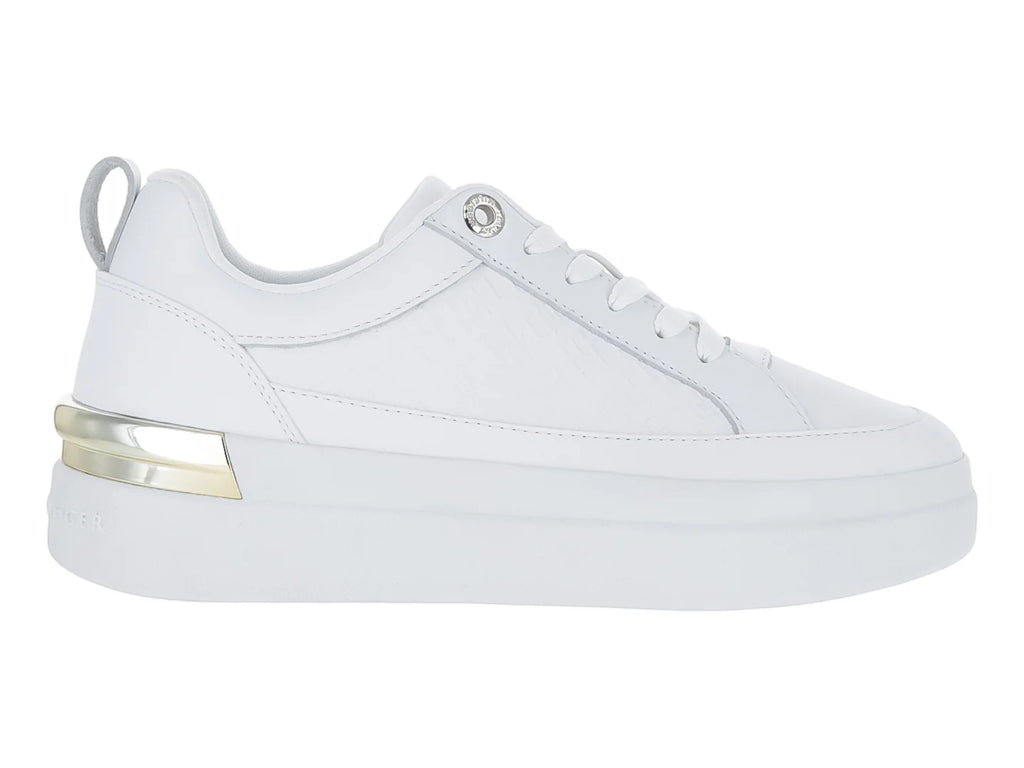 Tenis Tommy Hilfiger Lux Court Monogram Blancos para Mujer