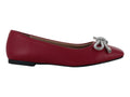 Zapatos Planos Salamandra Rojo Salas para Mujer