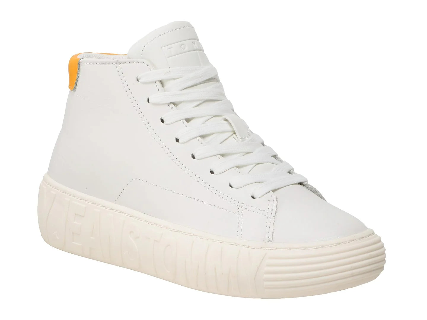 Tenis Tommy Hilfiger New Cupsole Leather Blancos para Mujer
