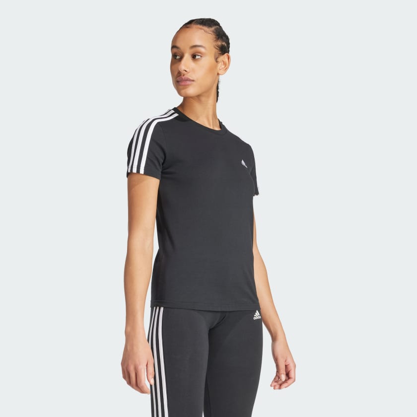 Women's adidas Essentials Slim 3-Stripes Tee