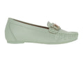 Zapatos Mocasines Roze Color Verde para Mujer