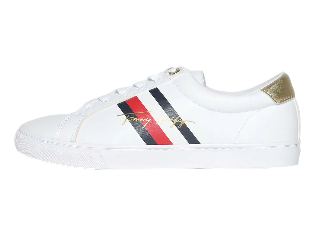 Tenis Tommy Hilfiger IM Essential Webbing Blanco para Mujer
