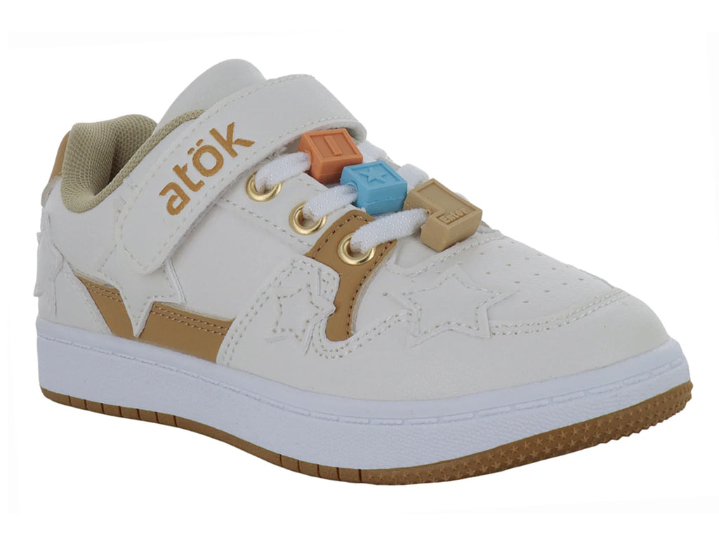 Tenis ATOK Blanco Beis para Niña