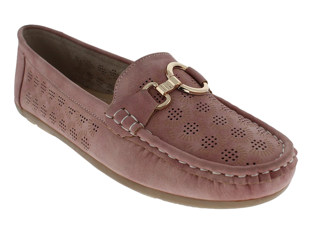 Zapatos Mocasines Comfort Fit Rosa para Mujer
