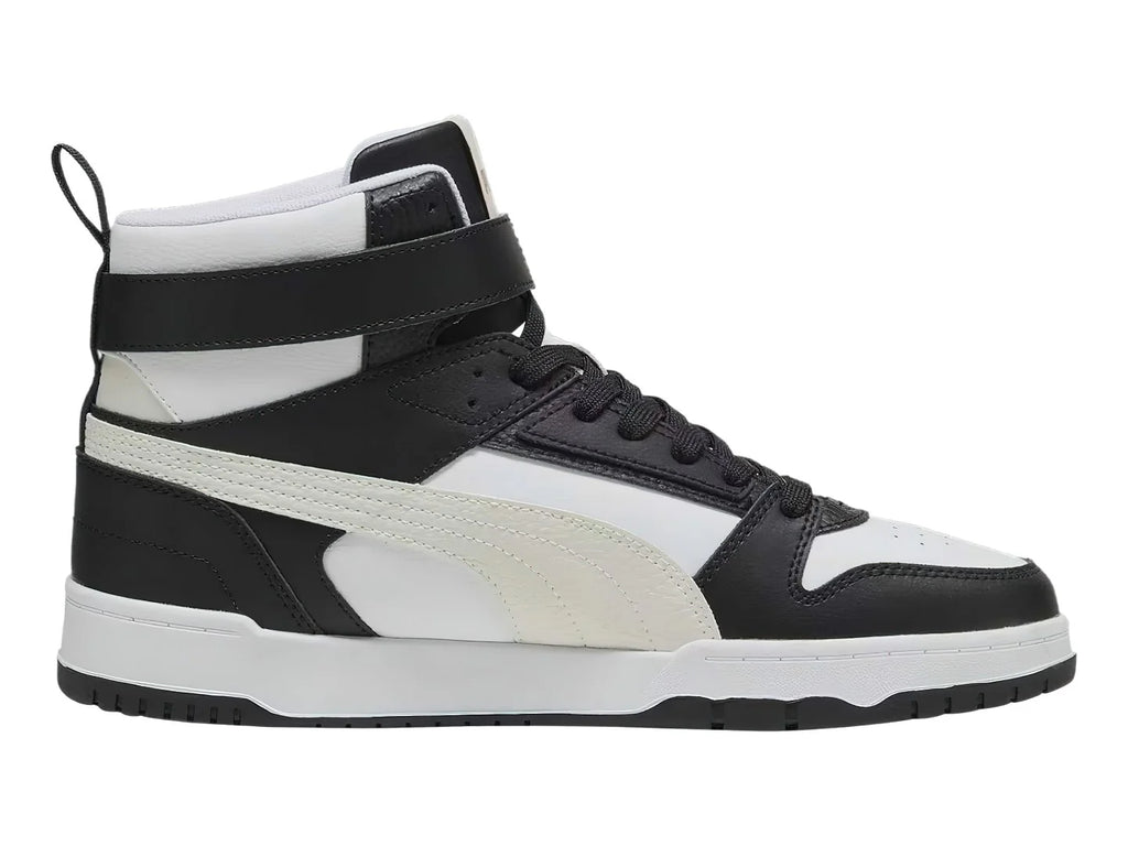 Tenis PUMA RBD Game Blanco Negro y Gris para Hombre