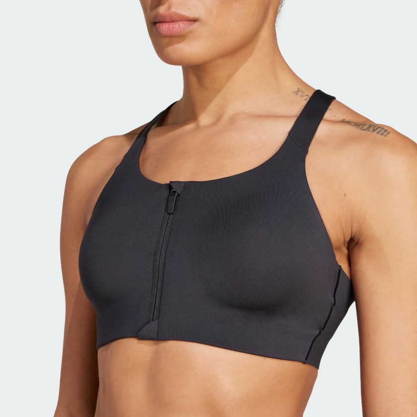 Women's adidas TLRD Impact Luxe High Support Zip Bra