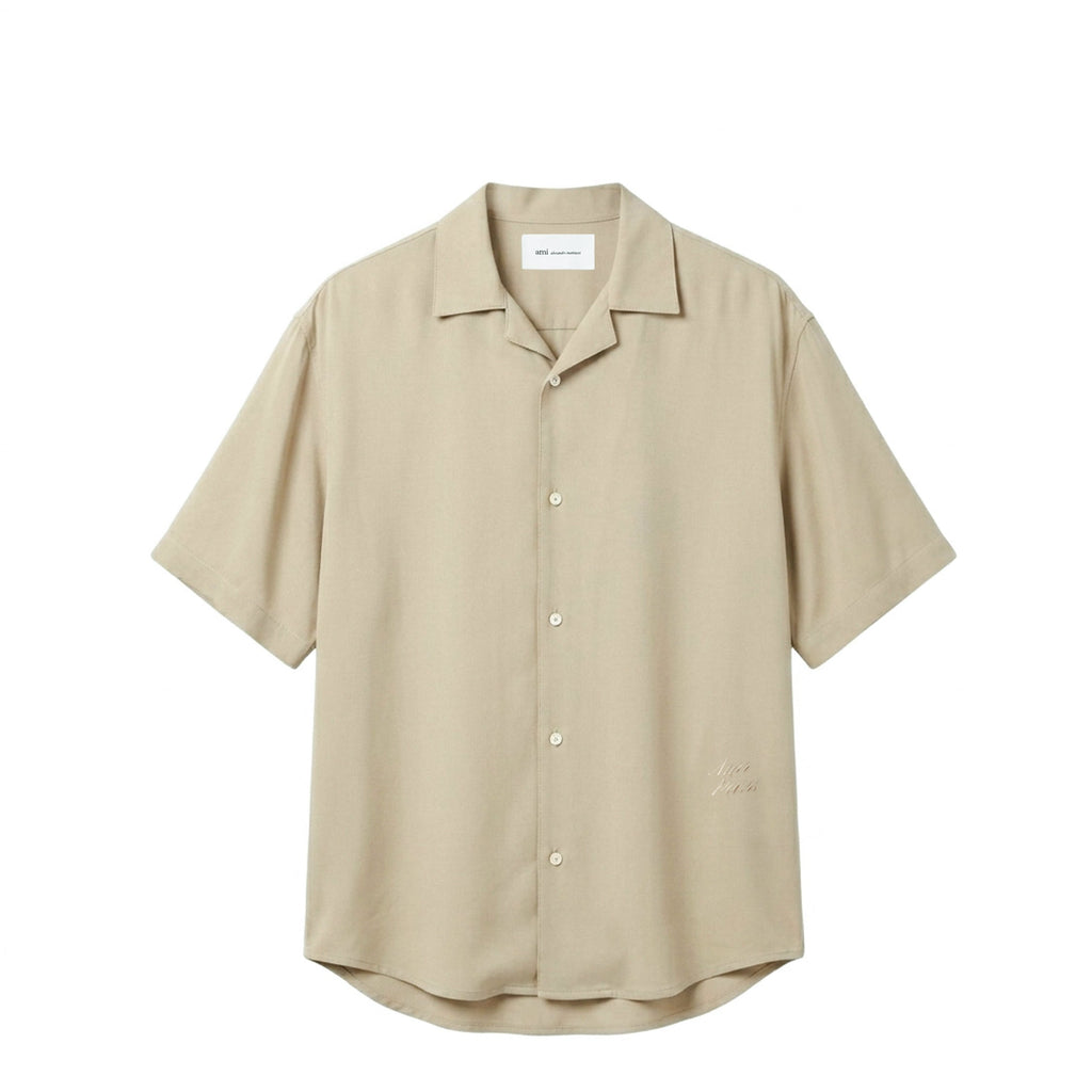 AMI Paris	Embroidered Ami Paris Boxy Shirt