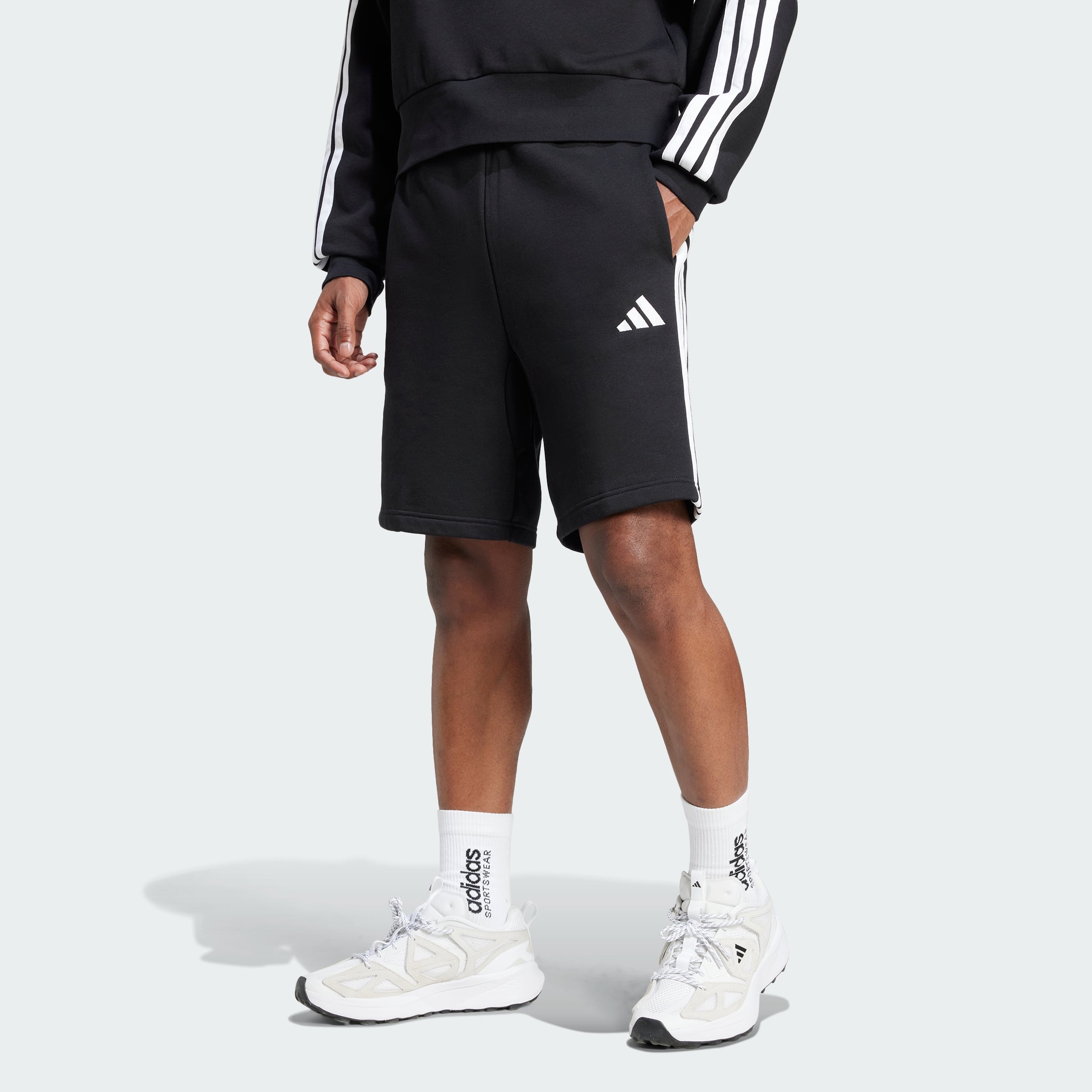 Men's adidas Essentials 3-Stripes Fleece Shorts