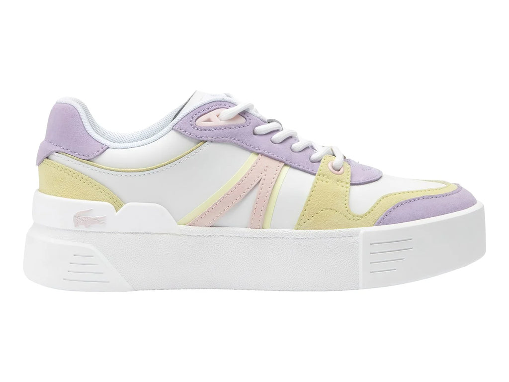 Tenis Lacoste L002 Evo Blanco y Rosa para Mujer