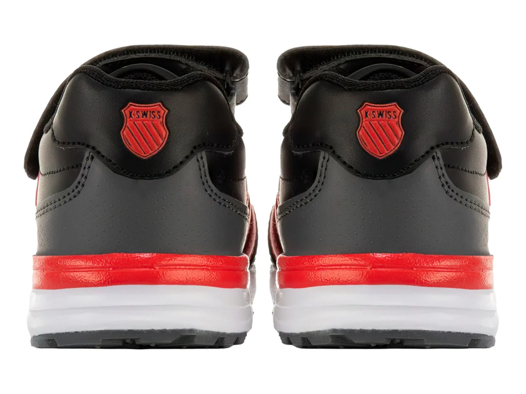 Tenis K Swiss Tross II Negro con Rojo para Niño