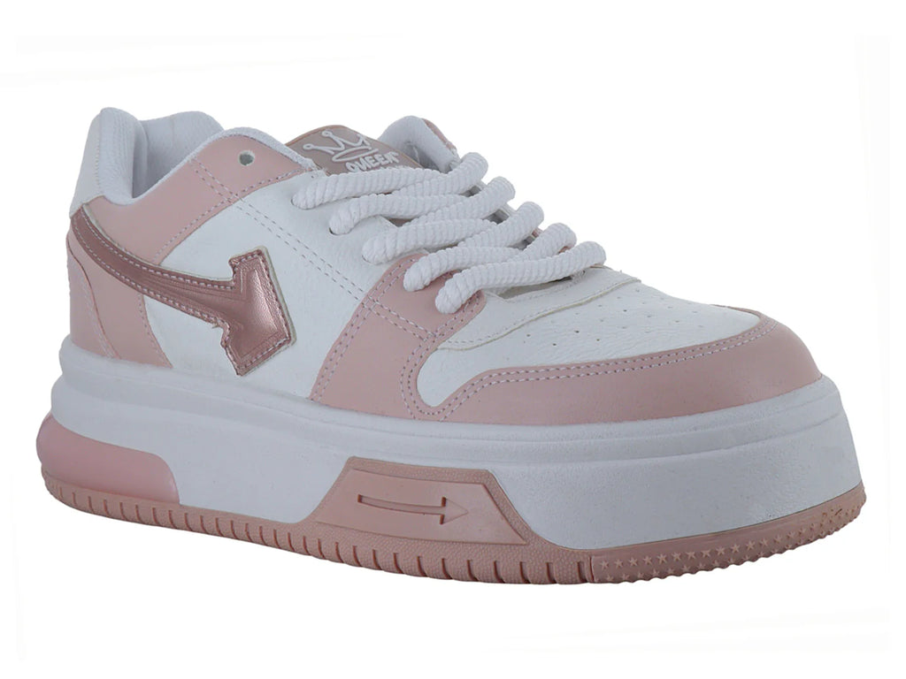 Tenis Clasben Amazon Rosa Oro para Mujer