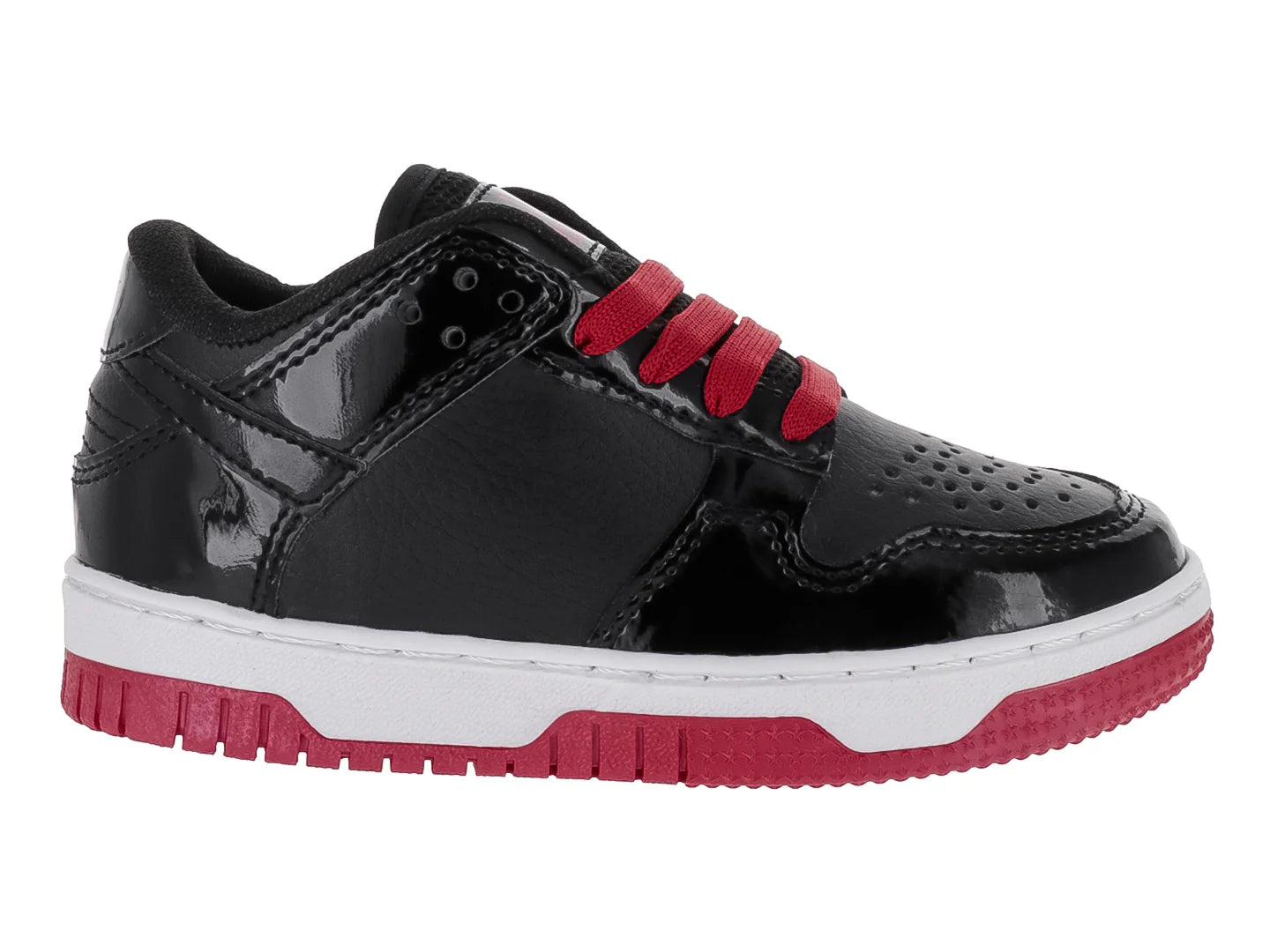 Tenis ATOK Negro Rojo para Niño