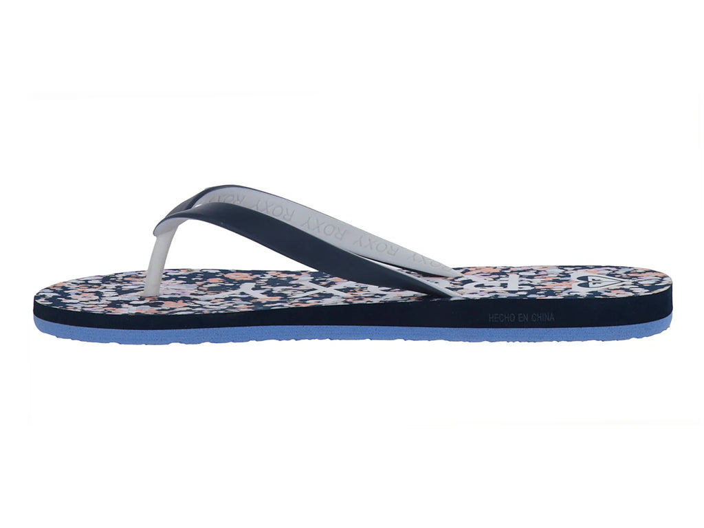 Sandalias Roxy Azul y Blanco para Mujer