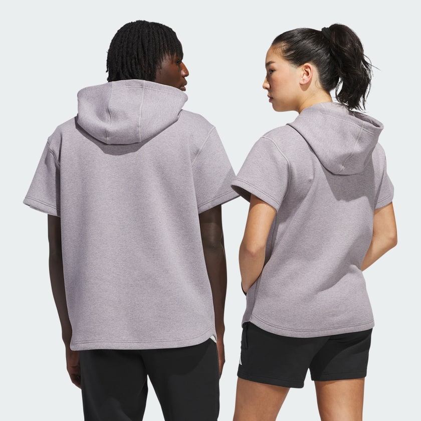 Men's adidas Dugout Short Sleeve Hoodie (Gender Neutral)