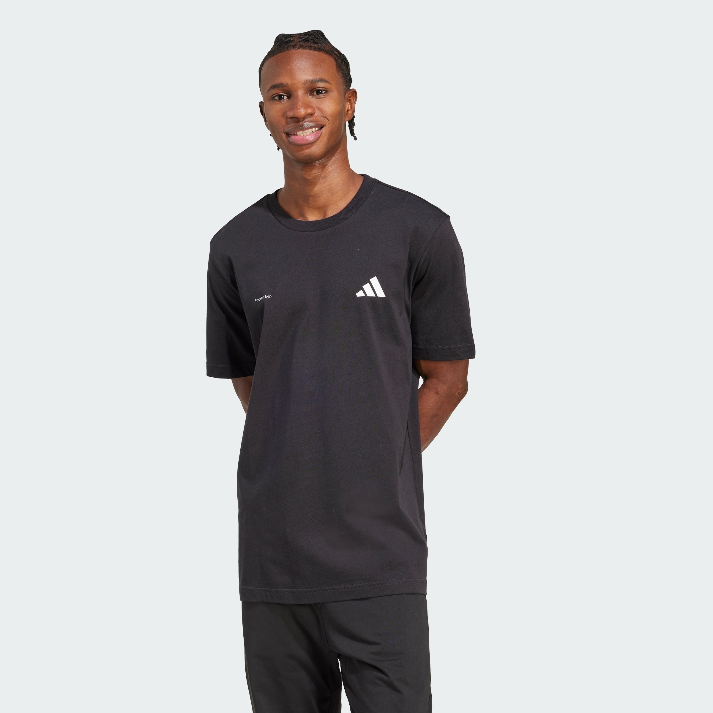 Men's adidas Lens Power Of Three Hoop Graphic Tee