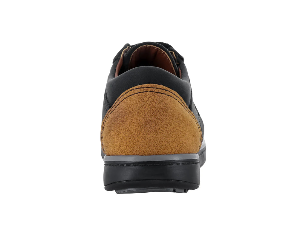 Zapatos Germany Negro Amarillo para Niño