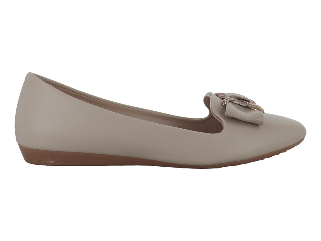 Zapatos Planos Clasben Beige para Mujer