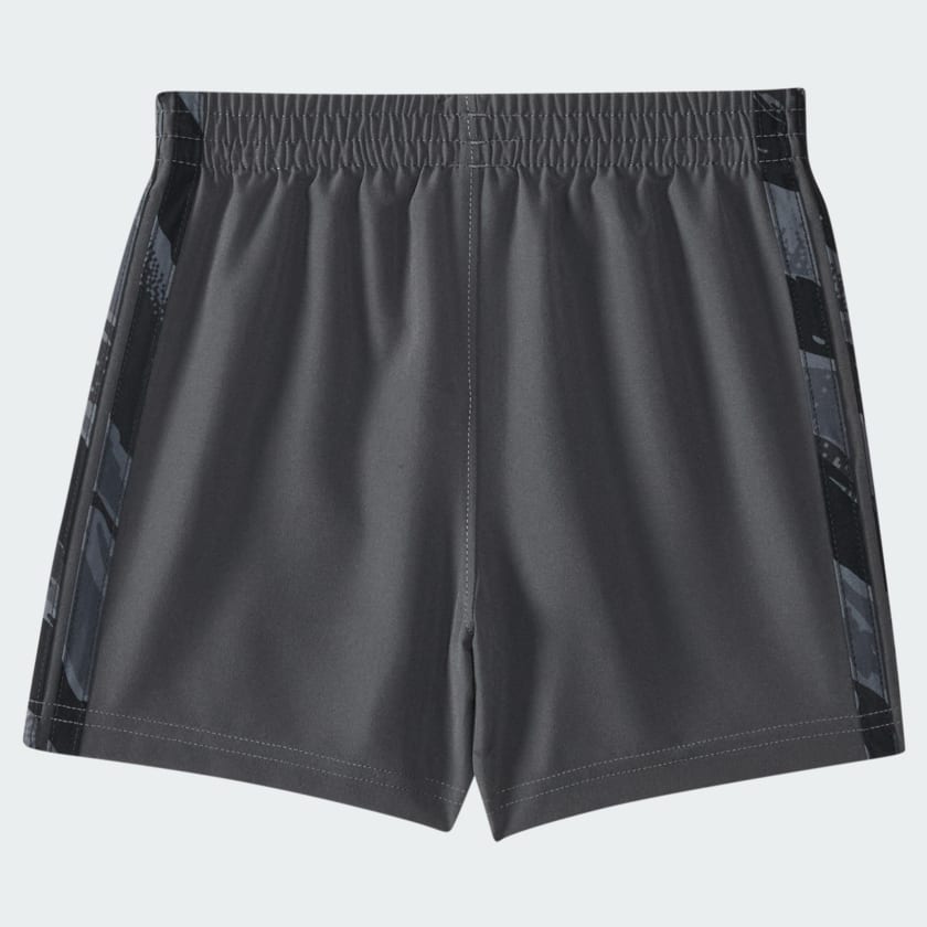 Kids' adidas Two-Piece Short Sleeve Tee and Camo 3-Stripes Woven Shorts Set