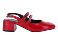 Zapatillas Lady Paulina Charol Rojo para Mujer