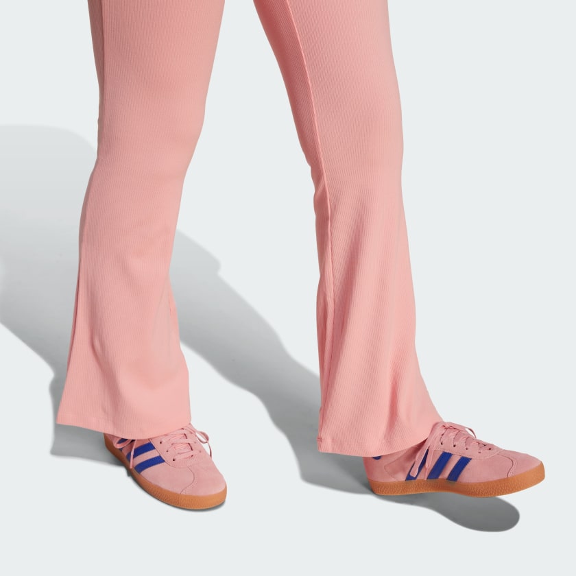 Kids' adidas Ribbed Flared Pants Kids
