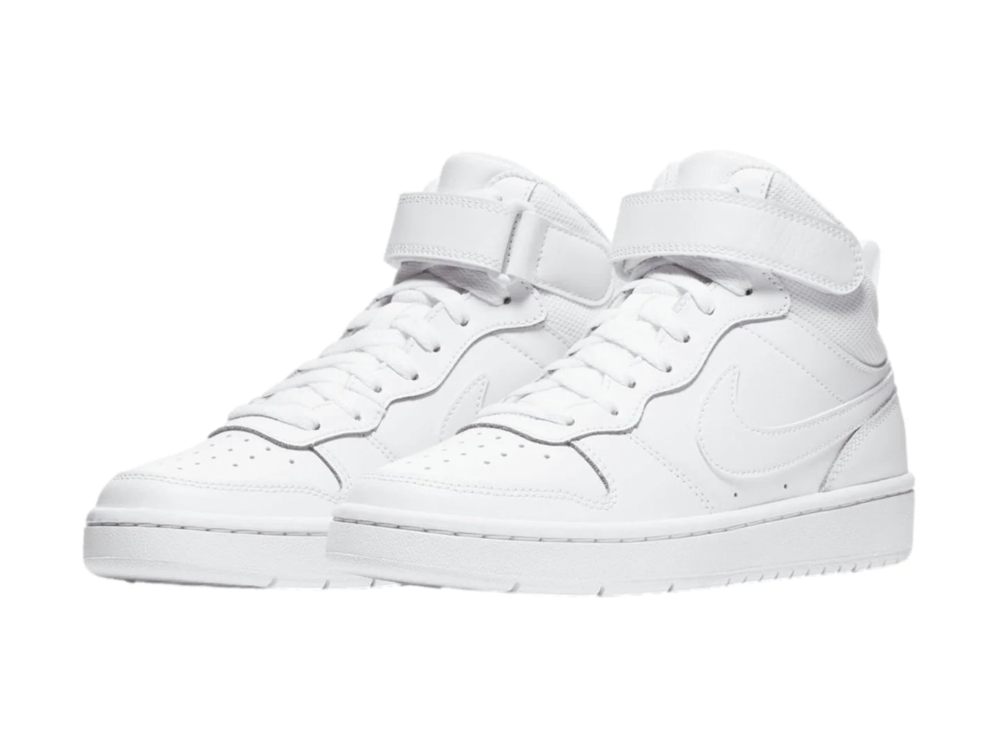Tenis Nike Court Borough Mid 2 Blanco para Niño