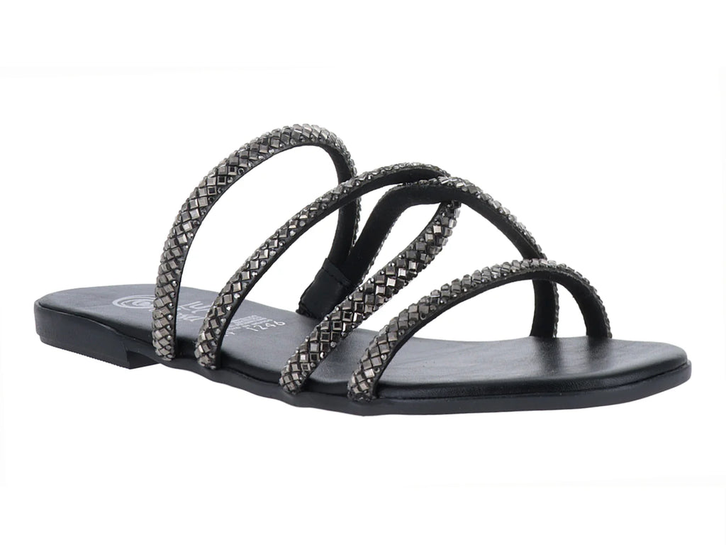 Sandalias Luna Rosa Negro para Mujer