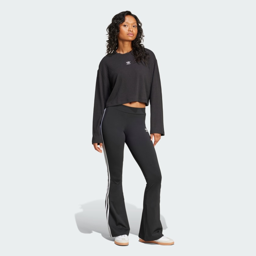 Women's adidas Essentials Wide Rib Long Sleeve Tee