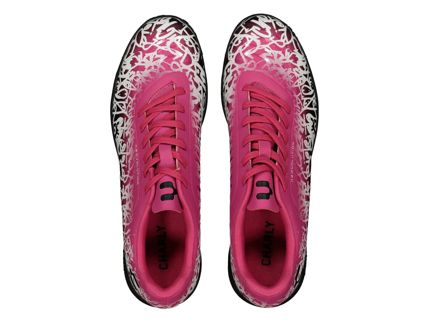 Tenis de Fútbol Charly Rosa con Negro para Hombre