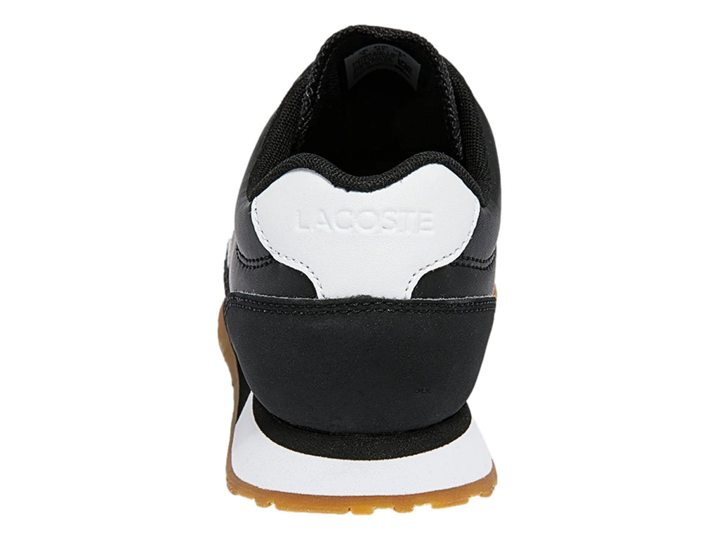 Tenis Lacoste Partner Negro con Blanco para Niño