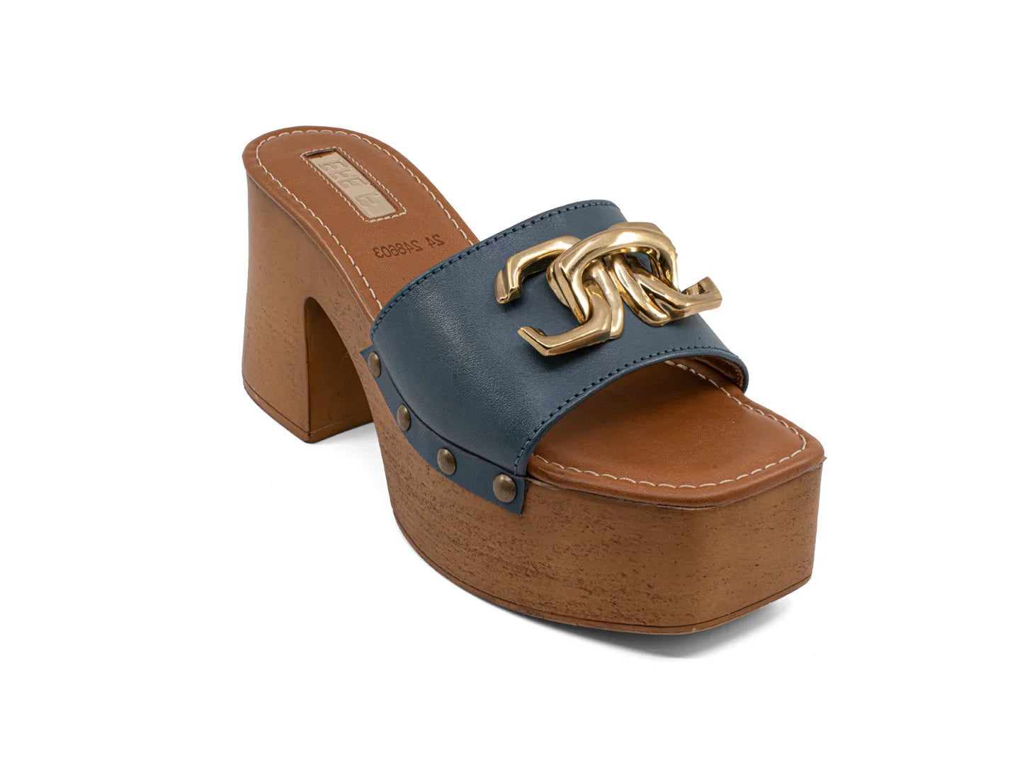 Sandalias Plataforma EFE Azul Mezclilla para Mujer