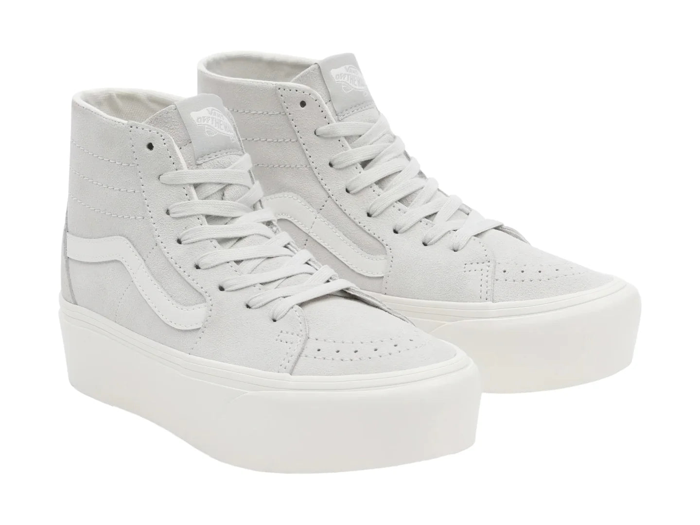Tenis Vans Sk8 Hi Tapered Stackform Gris para Mujer