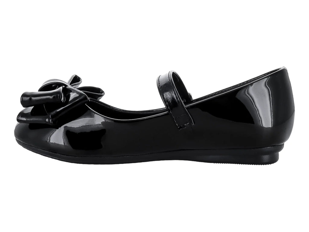 Zapatos Planos Genesis Charol Negro para Niña