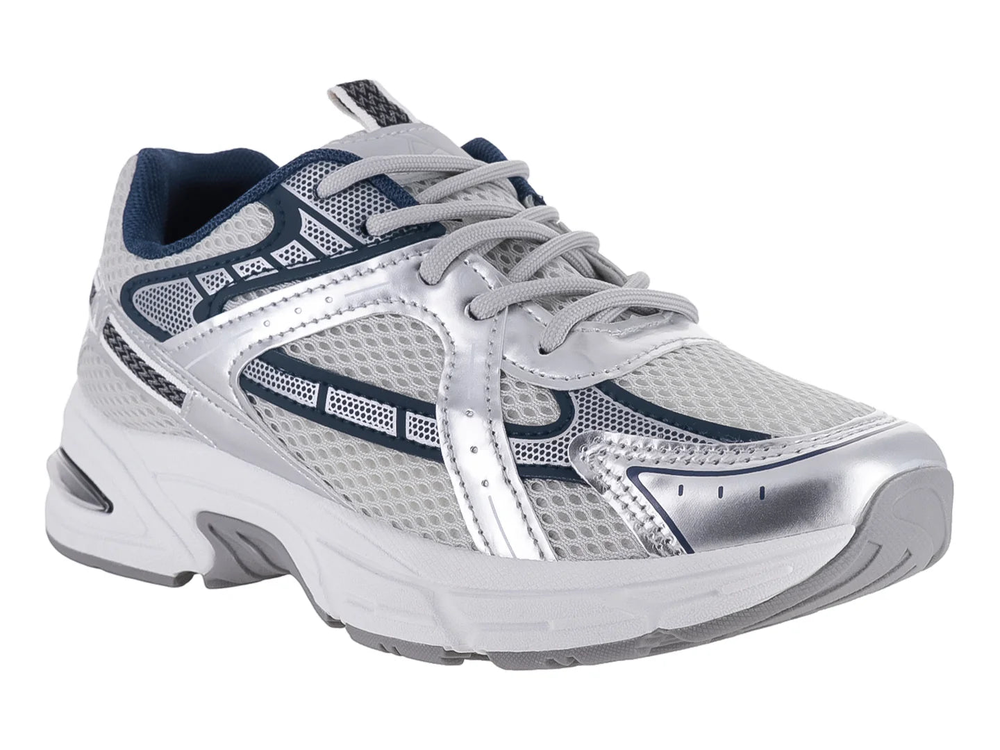 Tenis ATOK Gris y Plata para Mujer