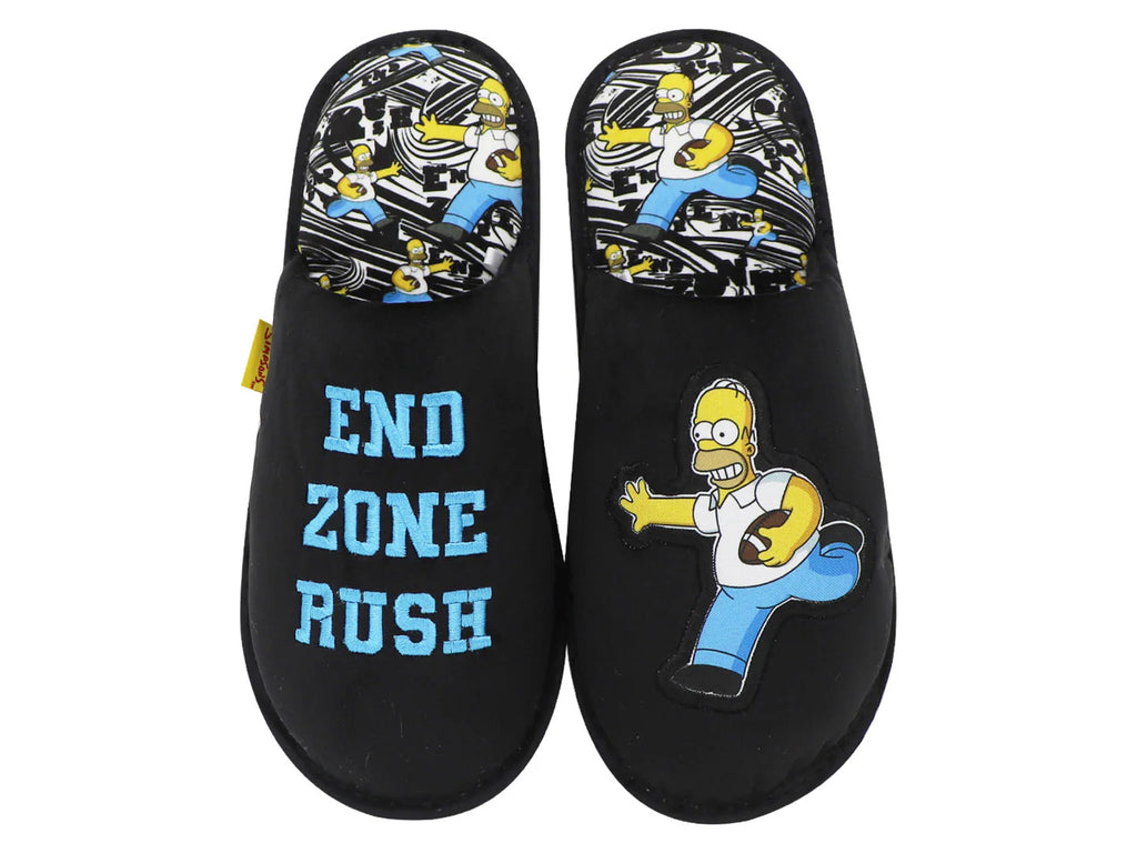 Pantuflas ARRA Homero Simpson Color Negro para Hombre