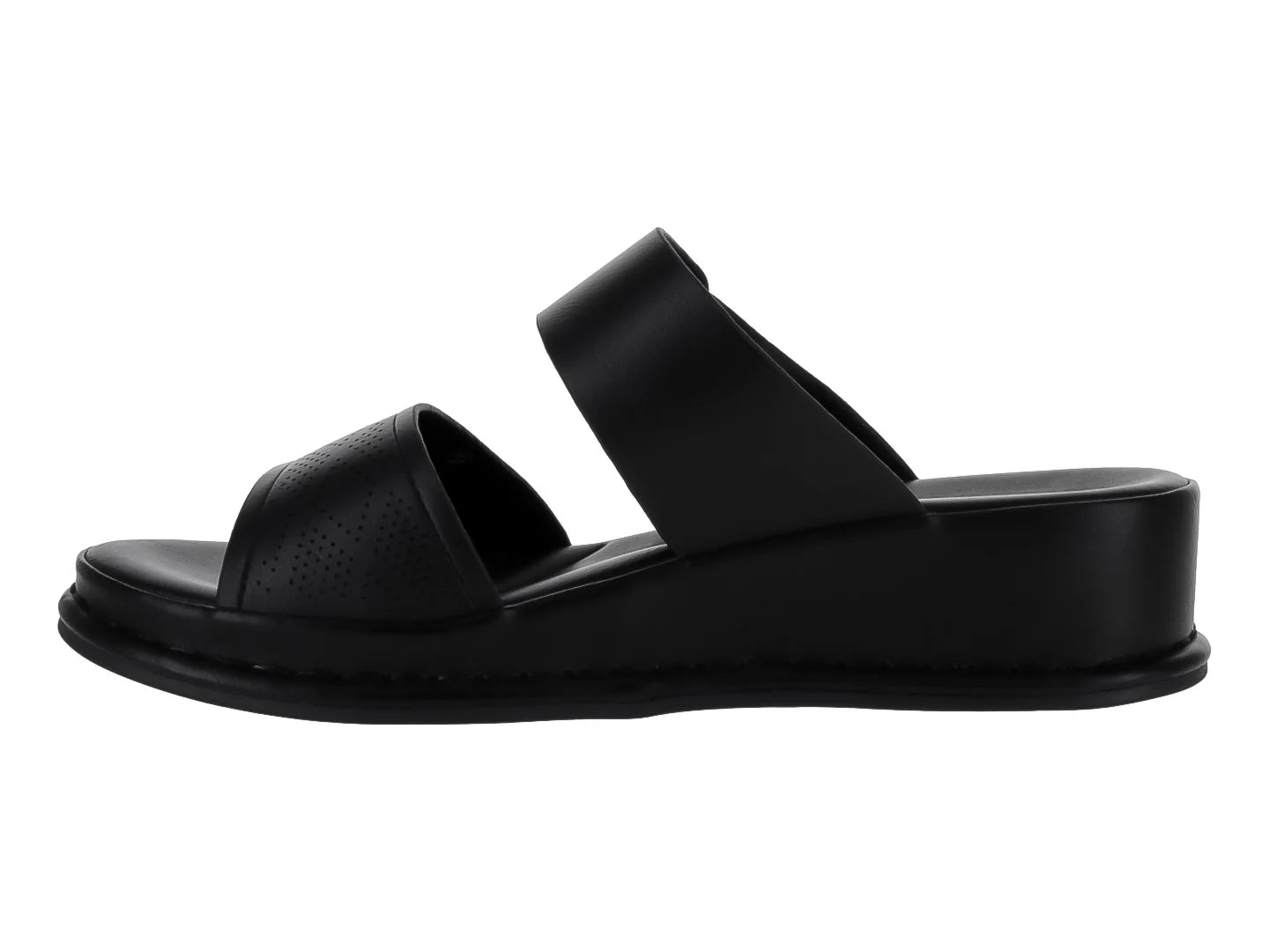 Sandalias Roze Negras de Plataforma para Mujer