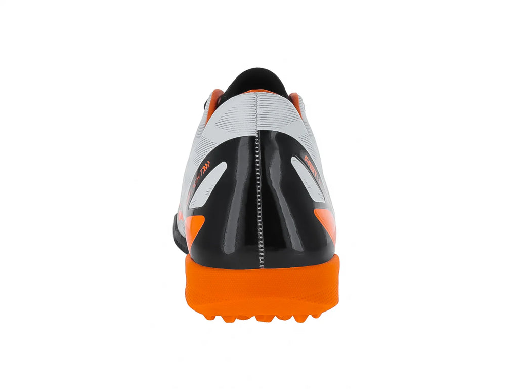 Tenis de Fútbol Furia Blanco y Naranja para Niño