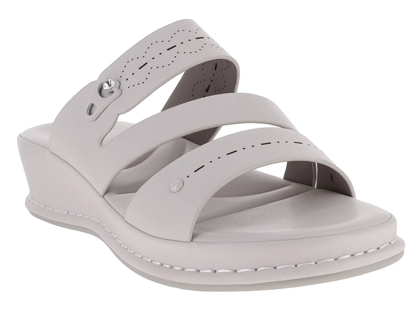 Sandalias Roze Plataforma Gris para Mujer