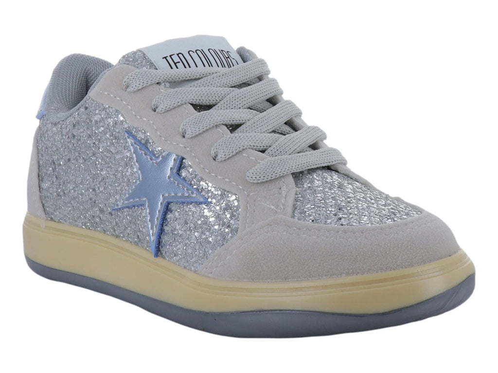 Tenis Ten Colours Golden Urano Plata para Niña