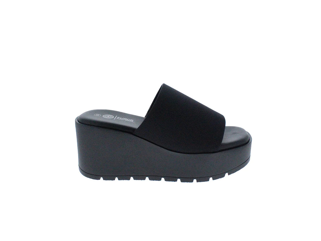 Sandalias Furor Plataforma Negro para Mujer