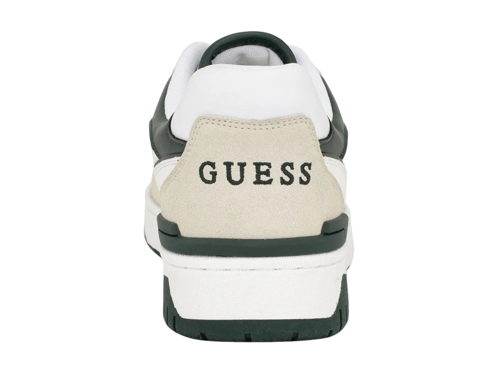 Tenis Guess Blanco y Verde para Hombre