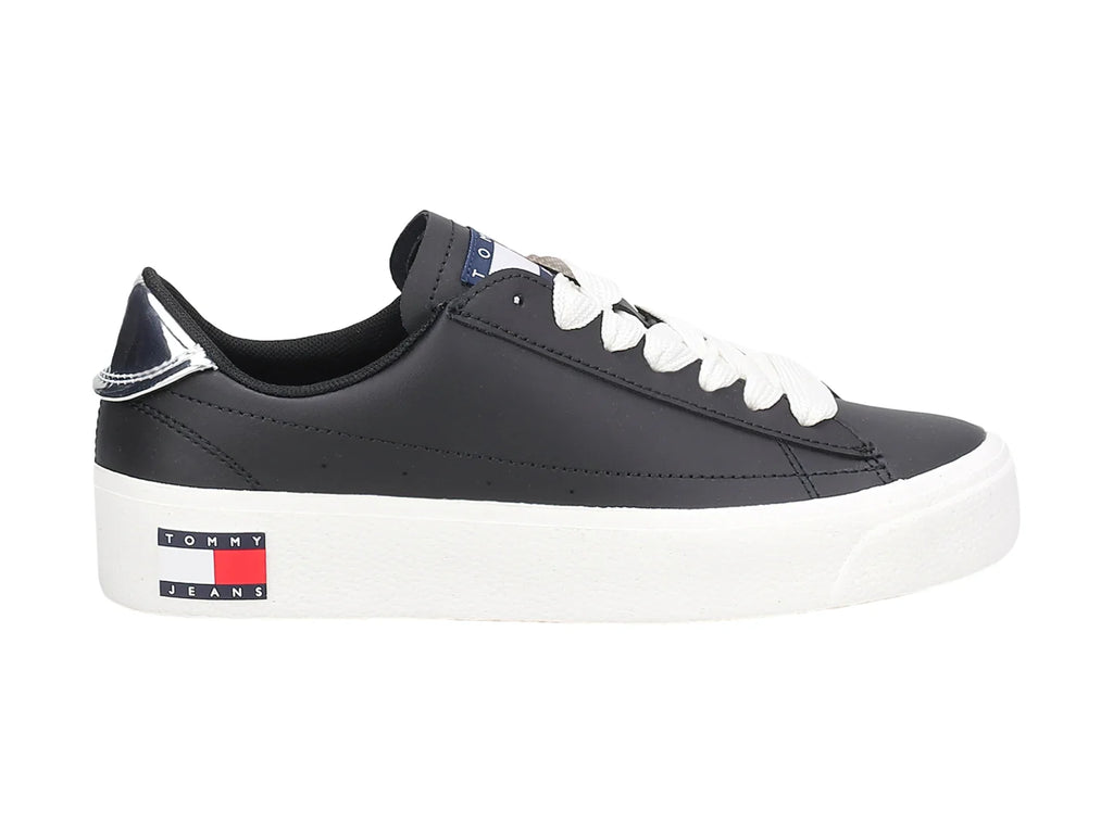 Tenis Tommy Hilfiger Negros de Plataforma para Mujer